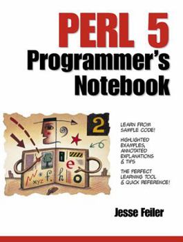 Paperback Perl 5 Programmer's Notebook Book