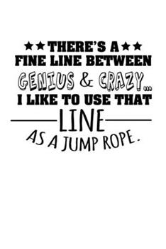 Notebook: Genie madness Crazy Line Jump Rope gifts 120 Pages, 6x9 Inches, Graph Paper