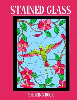 Paperback Stained Glass Coloring Book: Stress Relieving Designs for Kids and Adults Book