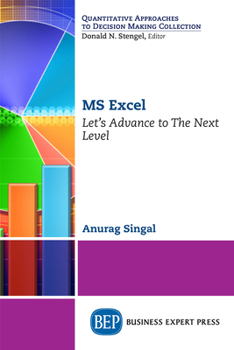 Paperback MS Excel: Let's Advance to The Next Level Book