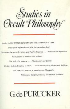 Hardcover Studies in Occult Philosophy Book