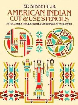 Paperback American Indian Cut & Use Stencils Book