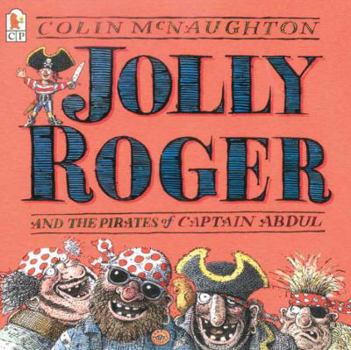 Paperback Jolly Roger and the Pirates of Captain Abdul Book