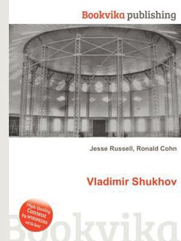 Paperback Vladimir Shukhov Book