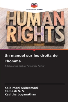 Paperback Un manuel sur les droits de l'homme [French] Book