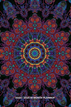 2020 - 2021 18 Month Planner: Colorful Peaceful Mandala | January 20 - June 21 | Daily Organizer Calendar Agenda | 6x9 | Work, Travel, School Home | ... Calendar Agenda Home Work Family Organizer)