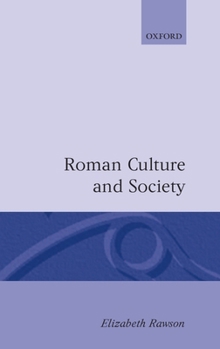 Hardcover Roman Culture and Society: Collected Papers Book