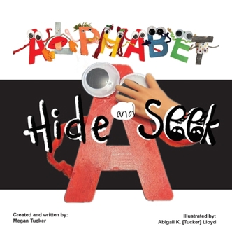 Hardcover Alphabet Hide and Seek (8x8 format) Book