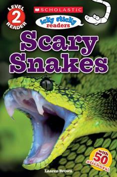 Paperback Icky Sticky Reader Level 2: Scary Snakes Book