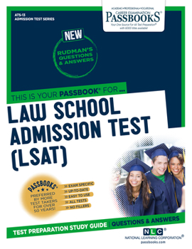 Paperback Law School Admission Test (Lsat) (Ats-13): Passbooks Study Guidevolume 13 Book