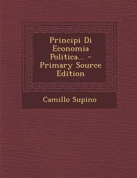 Paperback Principi Di Economia Politica... [Italian] Book