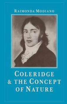 Paperback Coleridge and the Concept of Nature Book