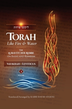Hardcover Torah Like Fire and Water/Leviticus Book