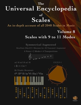 Paperback The Universal Encyclopedia of Scales Volume 8: Scales with 9 to 11 modes Book