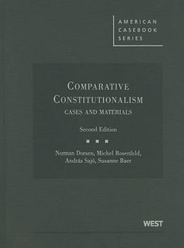 Hardcover Comparative Constitutionalism: Cases and Materials (American Casebook Series) Book