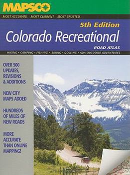 Spiral-bound Colorado Recreational Road Atlas Book
