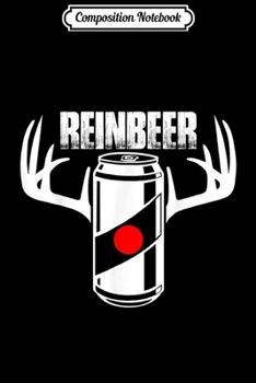 Composition Notebook: Reinbeer Ugly Christmas Sweater  Journal/Notebook Blank Lined Ruled 6x9 100 Pages