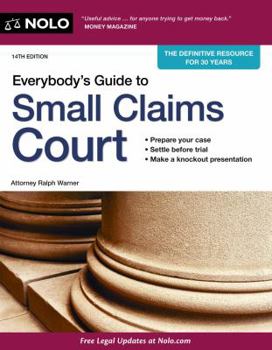 Paperback Everybody's Guide to Small Claims Court Book
