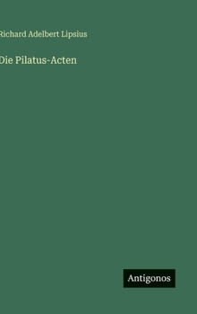 Hardcover Die Pilatus-Acten [German] Book