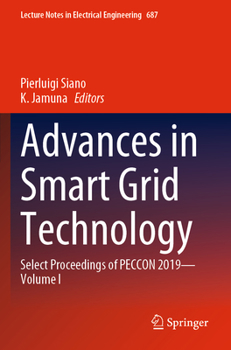Paperback Advances in Smart Grid Technology: Select Proceedings of Peccon 2019--Volume I Book