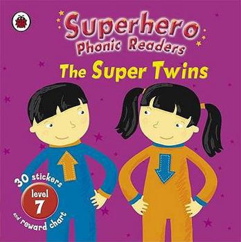 Paperback Superhero Phonics Readers the Super Twins Level 7: Learn to Read Book