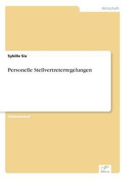 Paperback Personelle Stellvertreterregelungen [German] Book