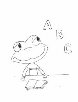 Paperback Frankie the Frog Learns the Alphabet Book