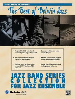 Paperback Jazz Band Collection for Jazz Ensemble: 1st Tenor Saxophone Book