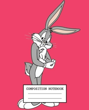 Composition Notebook: Looney Tunes Soft Glossy Cover Wide Ruled Lined Pages Book 7.5 x 9.25 Inches 110 Pages