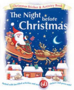 Paperback Xmas Activity: The Night Before Christmas (Sticker and Activity Book) Book