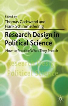 Paperback Research Design in Political Science: How to Practice What They Preach Book
