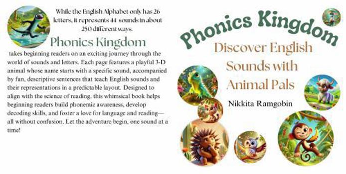 Paperback Phonics Kingdom: Discover English Sounds with Animal Pals Book
