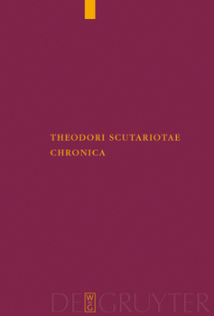 Hardcover Theodori Scutariotae Chronica [Greek, Ancient (To 1453)] Book