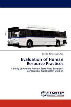 Paperback Evaluation of Human Resource Practices Book