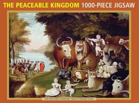 Hardcover The Peaceable Kingdom by Edward Hicks: 1000-Piece Puzzle Book
