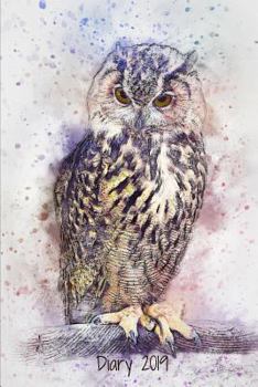 Diary 2019: Owl Art Watercolour