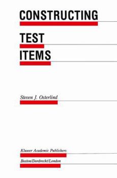 Hardcover Constructing Test Items (Evaluation in Education and Human Services) Book