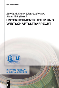 Hardcover Unternehmenskultur und Wirtschaftsstrafrecht [German] Book