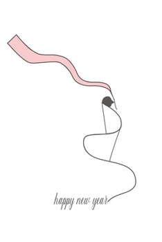 Happy New Year: Modern, minimal design inspirational 6X9 inch notebook, journal as a christmas gift and new year gift for men, women and teens