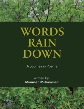 Paperback Words Rain Down: A Journey in Poems Book