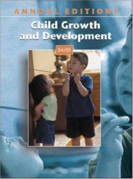 Paperback Annual Editions: Child Growth and Development 04/05 Book