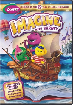 DVD Barney: Imagine with Barney Book