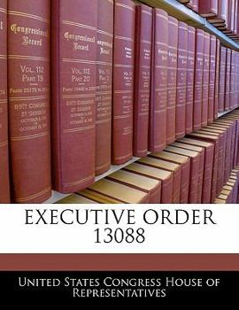 Paperback Executive Order 13088 Book
