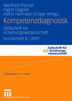 Paperback Kompetenzdiagnostik: Zeitschrift Für Erziehungswissenschaft. Sonderheft 8 2007 [German] Book