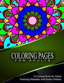 Paperback COLORING PAGES FOR ADULTS - Vol.2: adult coloring pages Book
