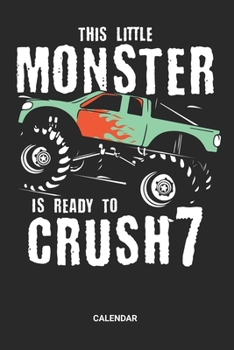 Calendar: Monster Trucks Themed Weekly and Monthly Calendar Planner (6x9 inches) ideal as a Monster Trucks Fan Calendar Journal. Perfect as a Big ... Lover. Great gift for Kids, Men and Women