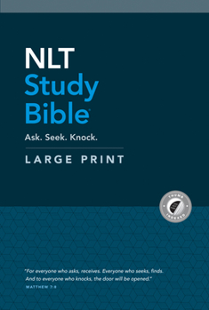 Hardcover NLT Study Bible Large Print (Red Letter, Hardcover, Indexed) [Large Print] Book