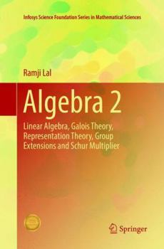 Paperback Algebra 2: Linear Algebra, Galois Theory, Representation Theory, Group Extensions and Schur Multiplier Book