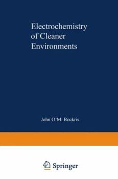 Paperback Electrochemistry of Cleaner Environments Book