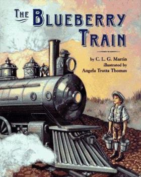 Hardcover The Blueberry Train Book
